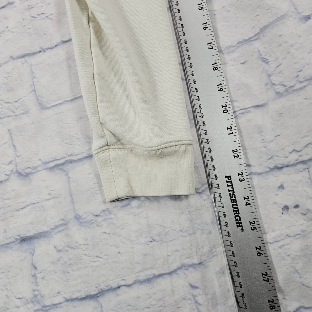 Tory Sport Sweatshirt Womens XL Off White Love Chenille Applique Pullover - Picture 10 of 13